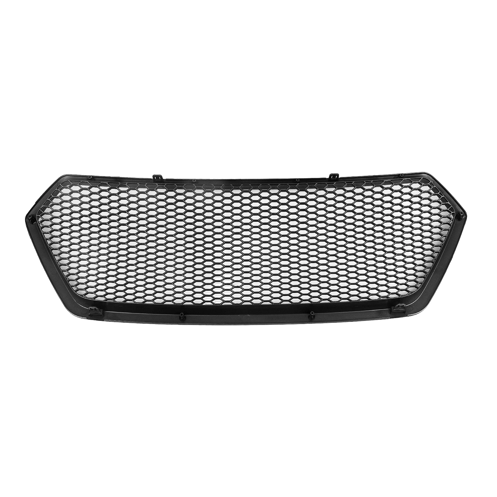 For Subaru Legacy Outback 2015-2017 Front Grille Racing Grill Carbon Fiber Look/Gloss/Matte Black Upper Bumper Hood Mesh Grid