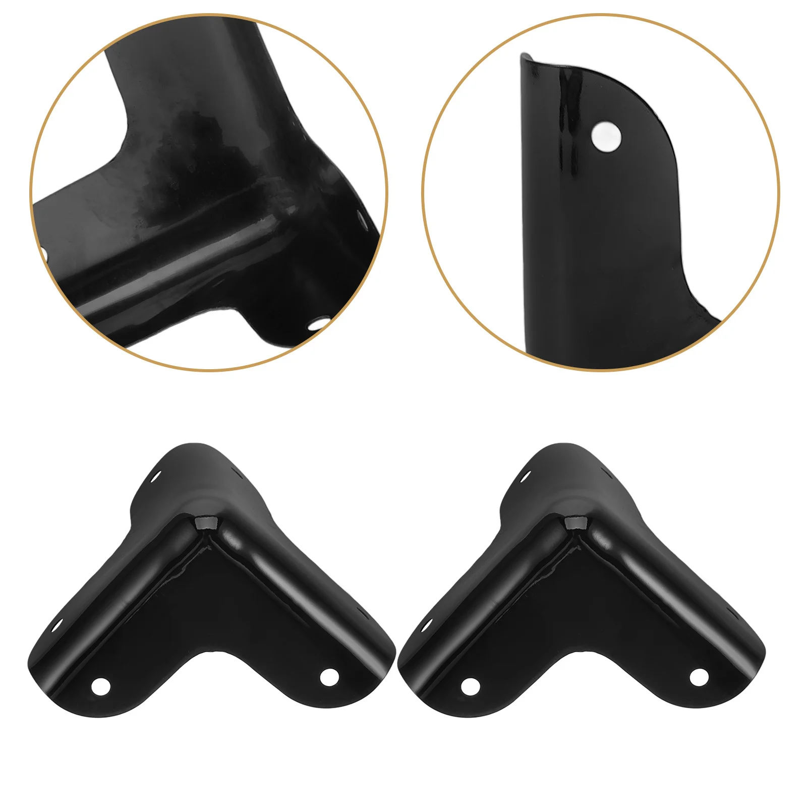 

8Pcs Metal Corner Brackets Robust Protection for Travel Cases Backpacks Handbags Decorative Box Hardware Solution