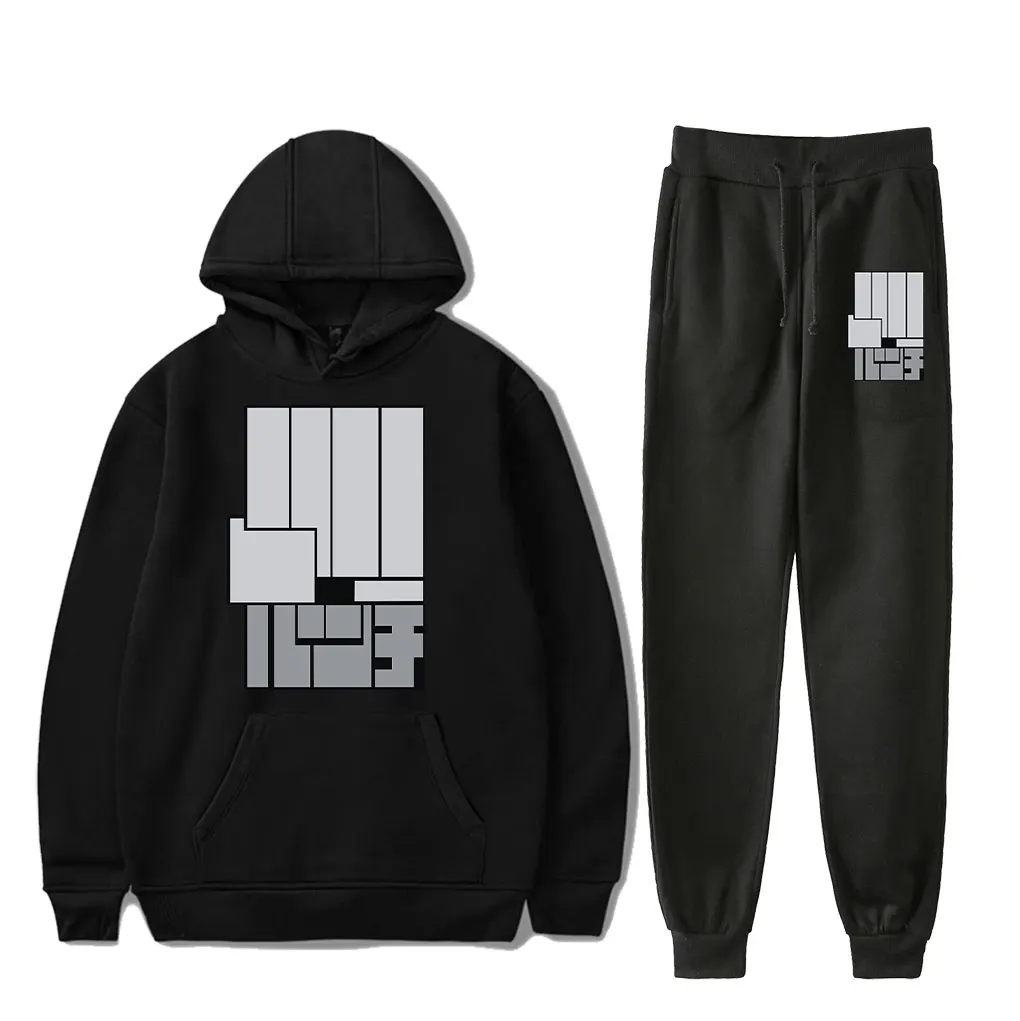 

Anime Dandadan Okarun Hoodies Jogger Pants Harajuku Two Piece Set Sweatshirts+Sweatpants for Women Men's Set