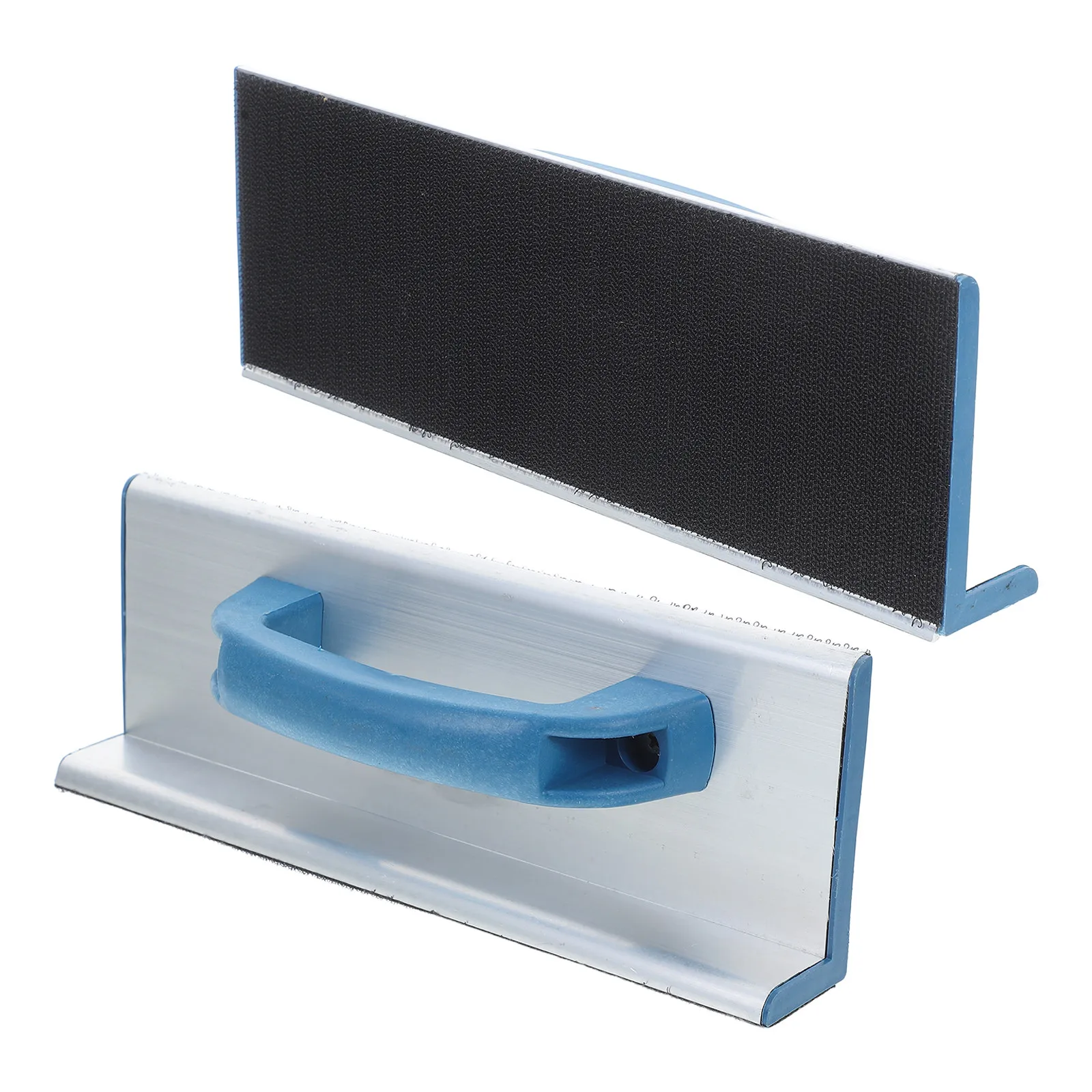 2Pcs Corner Sandpaper Holder with Ergonomic Plastic Handle Self Adhesive Hand Grip for Wall Drywall Wood Metal Sanding Blocks