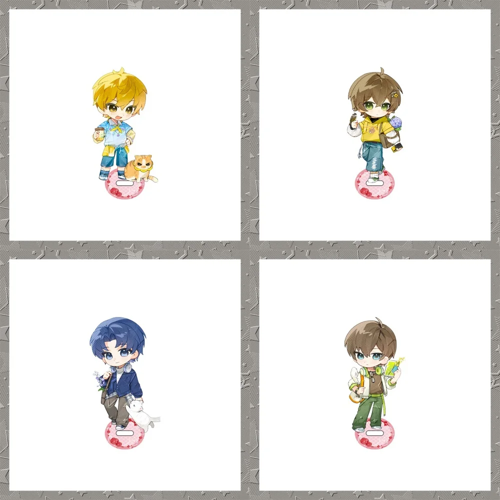 10CM Charm Anime The King's Avatar Acrylic Keychain Stand Model Cosplay Characters Ornament Accessories Goods Collection Gifts