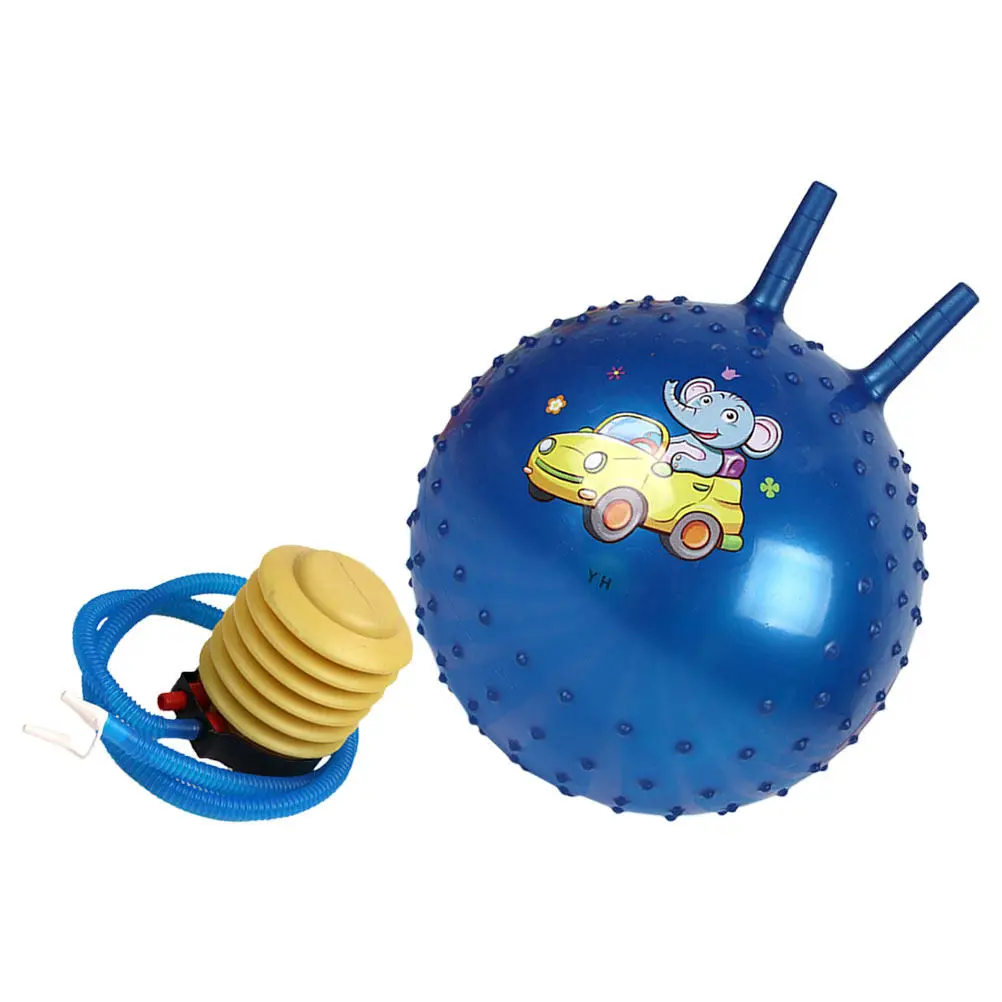 

1Set Jumping Ball Lightweight Portable Inflatable Bouncy Ball for Kids Adults Indoor Outdoor Balance Coordination Core Training