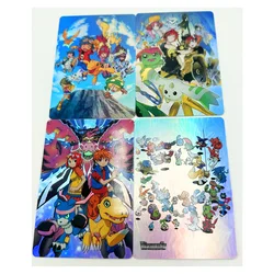 4pcs/set Digimon Digital Monster Toys Hobbies Hobby Collectibles Game Collection Anime Cards