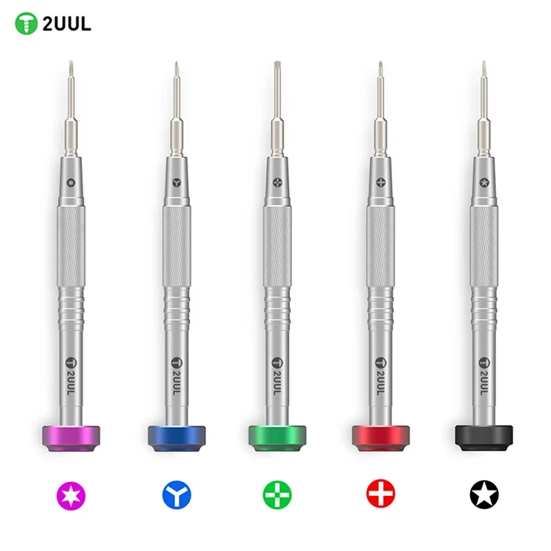 2UUL Precise Screwdriver Torx T2 Phillips Repair Bolt Driver For Phone Main Board LCD Screen Dismantling Screwdriver Set Tool