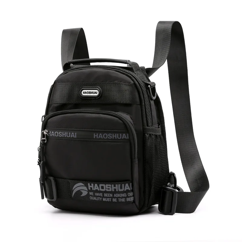 Bolso de pecho para hombre, bandolera de un hombro, gran capacidad, deportes al aire libre, ocio, moda, bolso de hombro pequeño, mochila para hombre