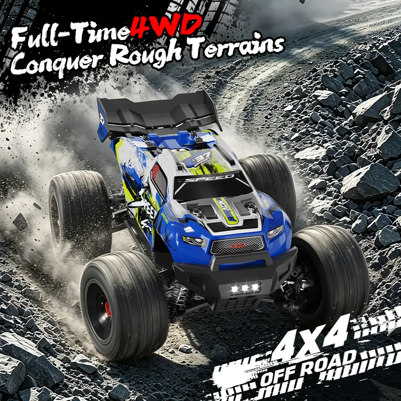 C37 1:16 Pro RC Racing Car 80km/h High Speed Full Time 4WD RC Car Brushless Off Road Waterproof Circuit Board RC Toy For Boy