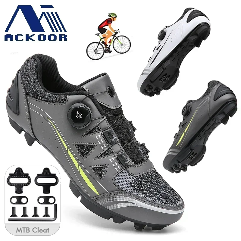 Hot MTB bike sneakers cleat Non-slip Men\'s Mountain biking shoes Bicycle shoes spd road footwear speed Spd Pedal