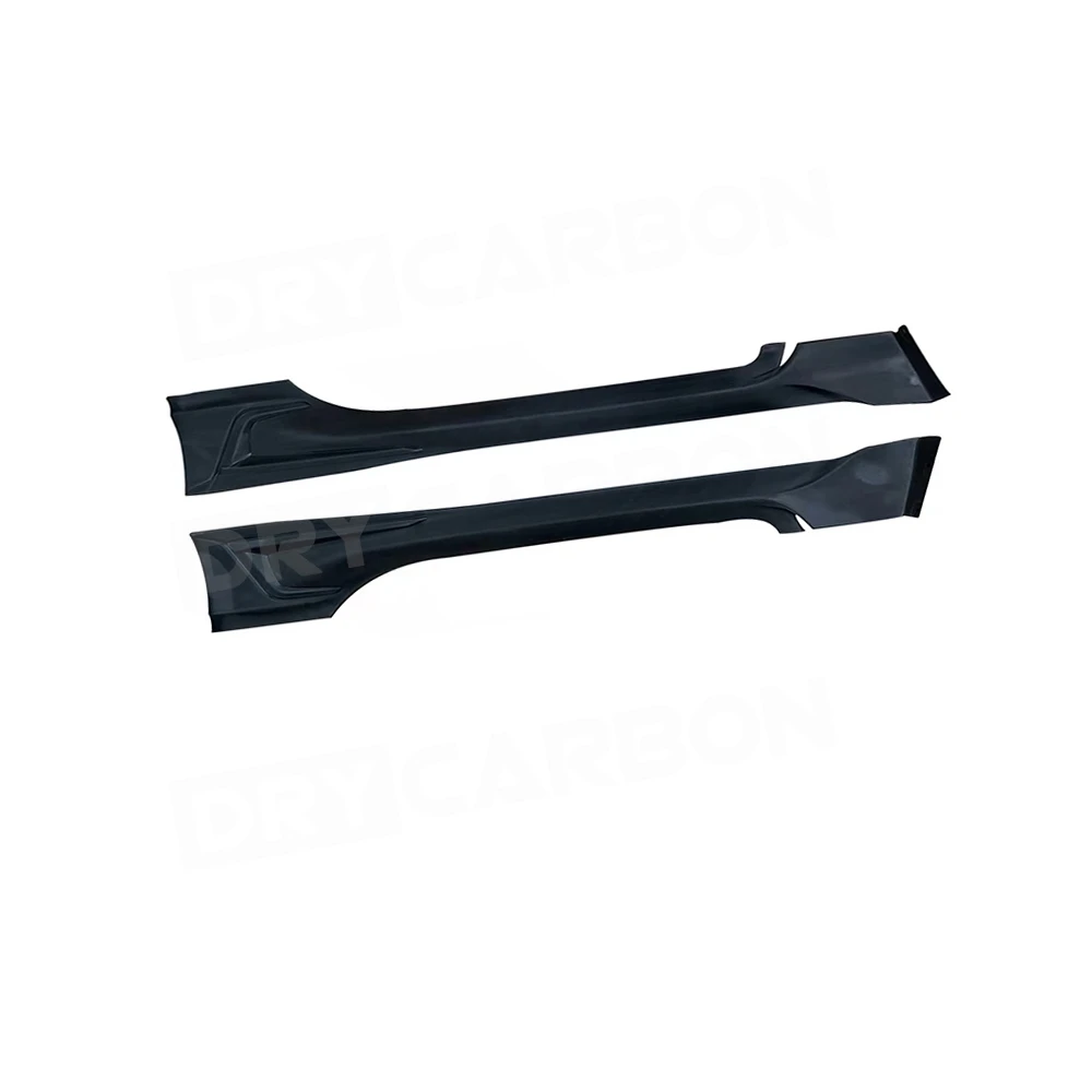 Side Skirt Bumper Apron Extension Lip For Toyota GR86 Subaru BRZ 2021+ ABS Black Accessories T Style Car Body Kits