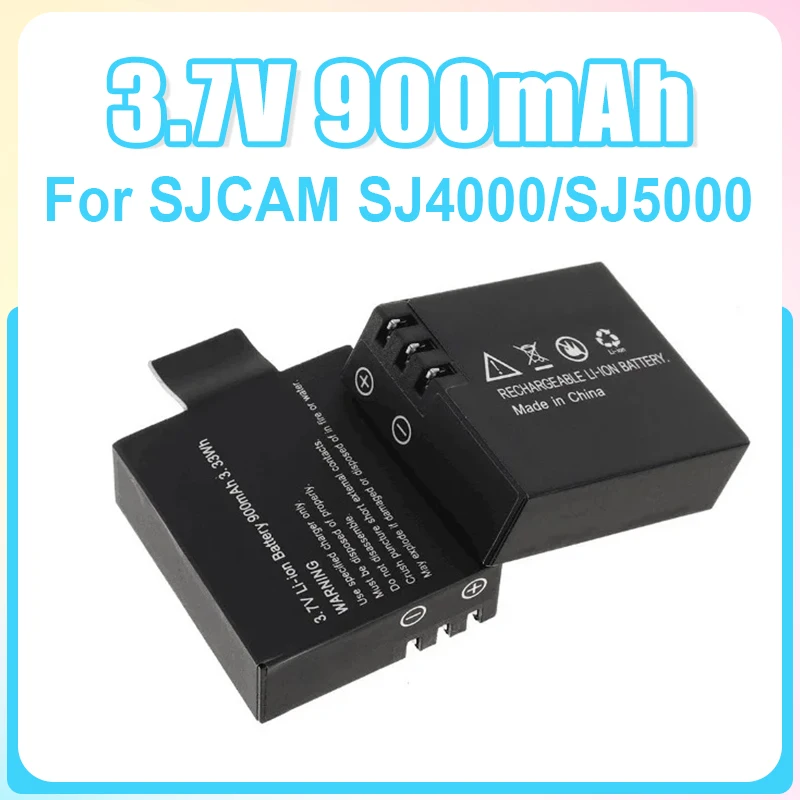 900mAh PG1050 Battery for SJCAM SJ4000 SJ5000 SJ6000 Sj7000 SJ8000 SJ9000 M10 EKEN H8 H8R H9 Sports Action Camera batteria