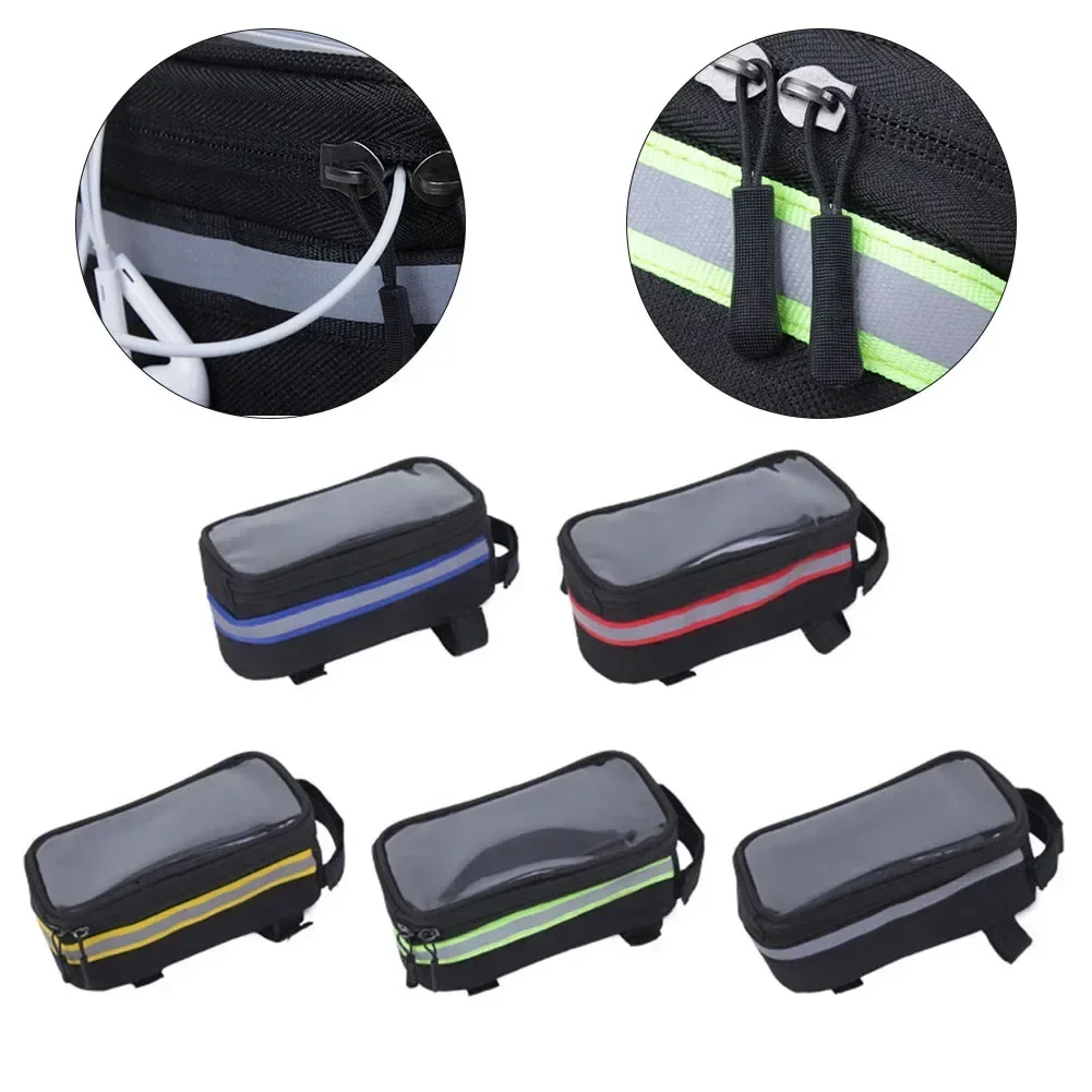 MTB Road Bike Front Tube Bag Waterproof Cell Phone Bags Multi-tool Container Bicycle Accessories Cycling Equipment