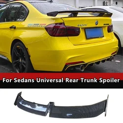 For BMW E90 F10 F30 Sports Style Sedans Universal Rear Trunk 2024 GT Spoiler Wing Body Kit Punch Free Installation Accessories