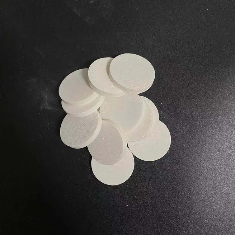 10pcs Bovine bone Round slices DIY inlay engraving customizable / punchable