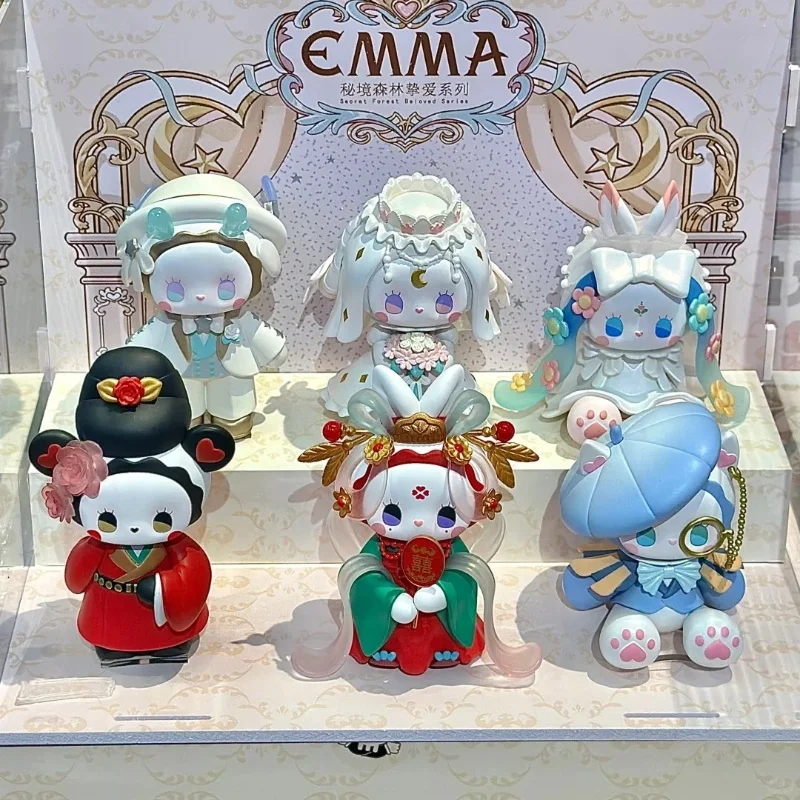 إيما سيكريت فورست الحبيب سلسلة الزفاف صندوق أعمى مكتب زخرفة لعبة عيد الحب Kawaii الشكل صندوق غامض هدية عيد ميلاد