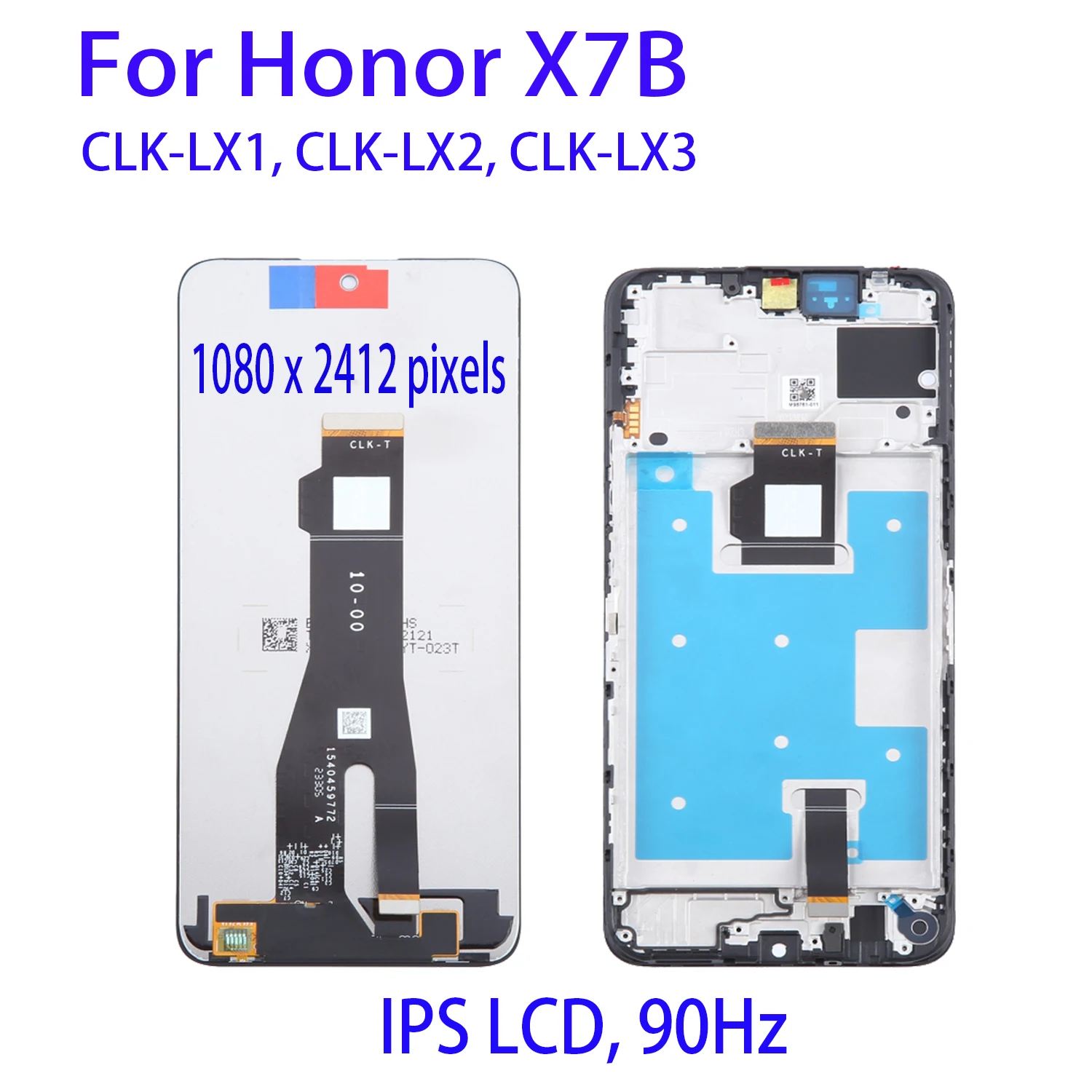 

LCD Display Touch Screen Digitizer Assembly For Honor X7b CLK-LX1 CLK-LX2 CLK-LX3