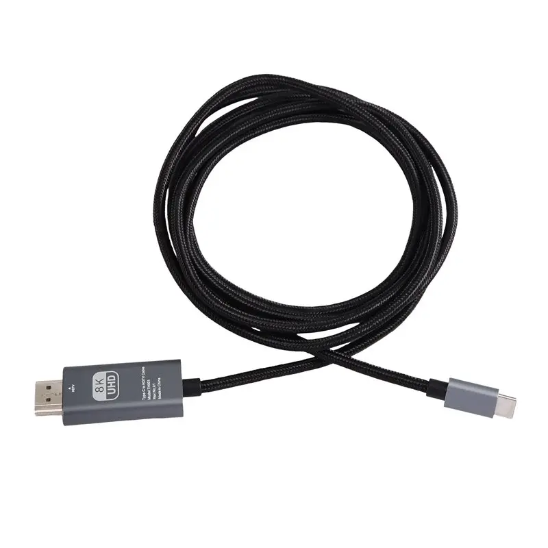 ABZZ-8K 60Hz USB C To -Compatible Adapter Type C Cable 2M