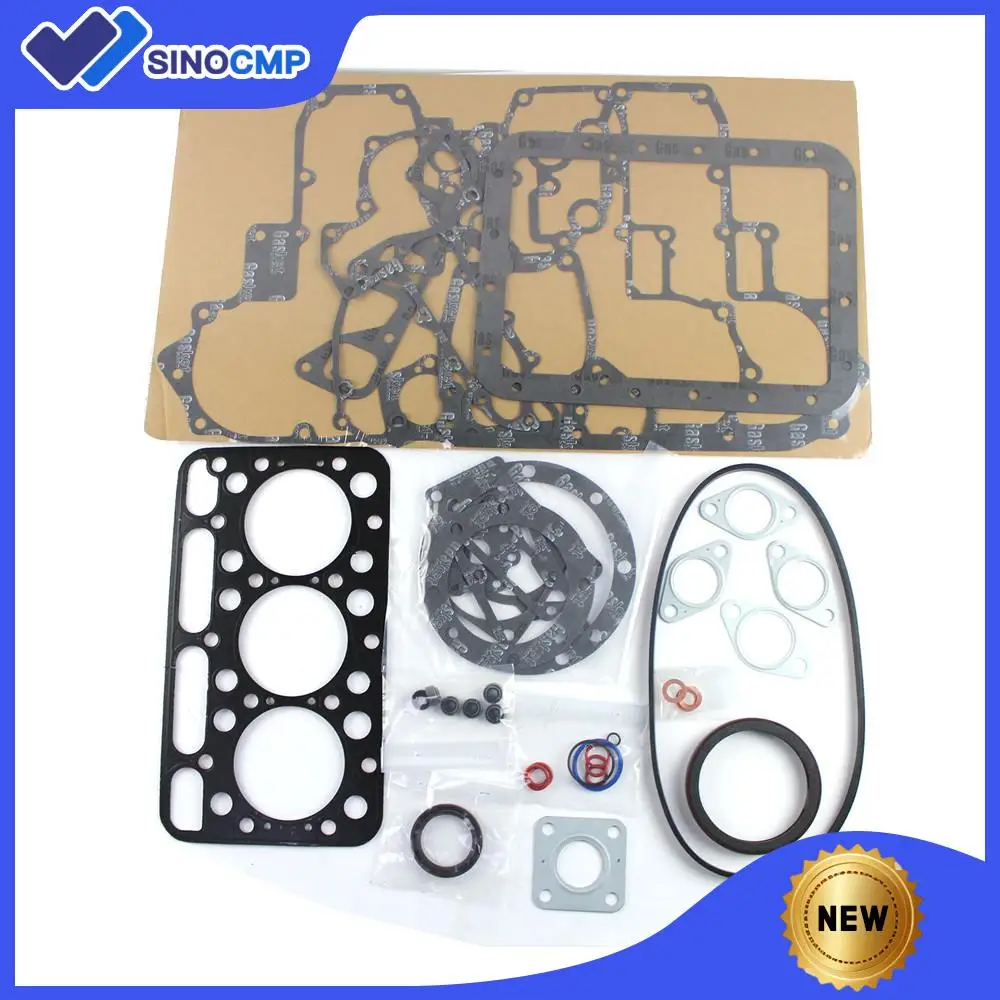 

Engine Gasket Kit 07916-29705 07916-29695 15766-03310 for D1402 D1402-IDI D1402BA Engine Kubota Bobcat Loader KH91 Excavator