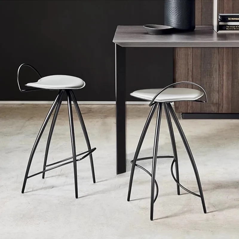 -+-Industrial Designer Bar Chairs Reception Nordic Single Waiting Party High Chairs Unique Ergonomic Relax Muebles Salon Furnitu