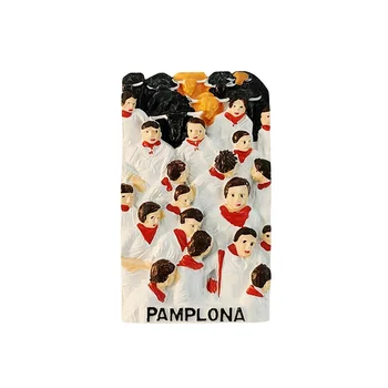 स्पेन,पैम्प्लोना,सैन फ़र्मिन,3D स्टीरियोस्कोपिक,पर्यटन स्मृति चिन्ह,रेज़िन पेंटिंग,घर की सजावट,रेफ़्रिजरेटर मैग्नेट 10 best sales राल चुंबक - №10