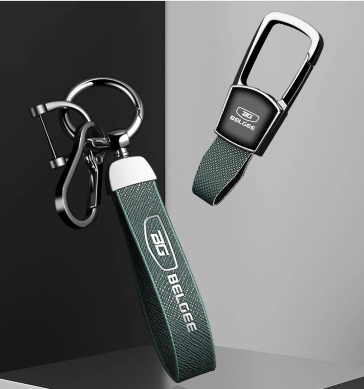 Car Key Case Holder Cover Chain For Geely BG GELGEE Coolray Monjaro Okavango Atlas Tugella Emgrand S Proton X50 X70 X6 X7 Shell 5