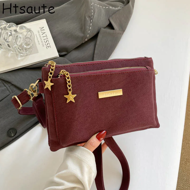 

Retro Small bags for Women In Autumn and Winter, new in handbag trendy crossbody bag, fashionable one shoulder small bags
