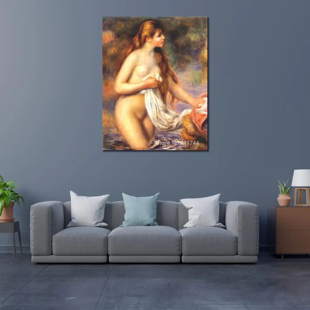 

Oil Paintings Female Body Bather by Renoir by Pierre Auguste Renoir Artwork High Quality Hand Painted