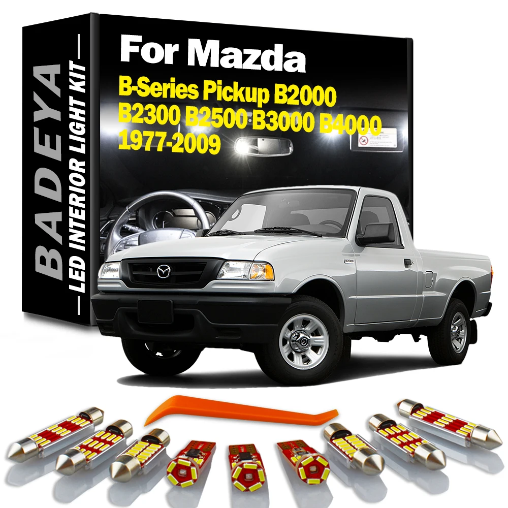 

BADEYA Canbus Car LED Interior Reading Trunk Light Kit For Mazda B-Series Pickup B2000 B2300 B2500 B3000 B4000 1977- 2008 2009