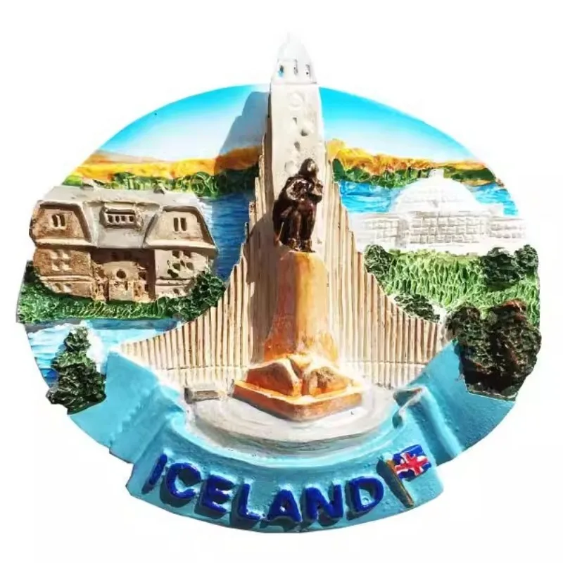 Iceland Fridge Magnets Reykjavik Travelling Souvenirs Message Board Magnetic Stickers Home Decoration Wedding Birthday Gifts