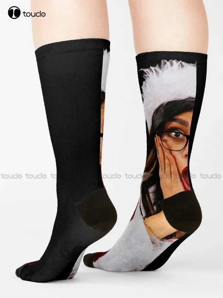 Mia Khalifa Life Socks Pink Softball Socks Personalized Custom Unisex Adult Teen Youth Socks 360° Digital Printing Streetwear