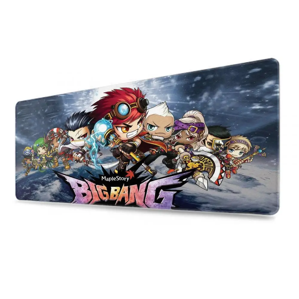 Game Maplestory Mousepad Custom Skin Desktop Desk Mat Kawaii Gaming Accessories Students Writing Pad for PC Computer Table