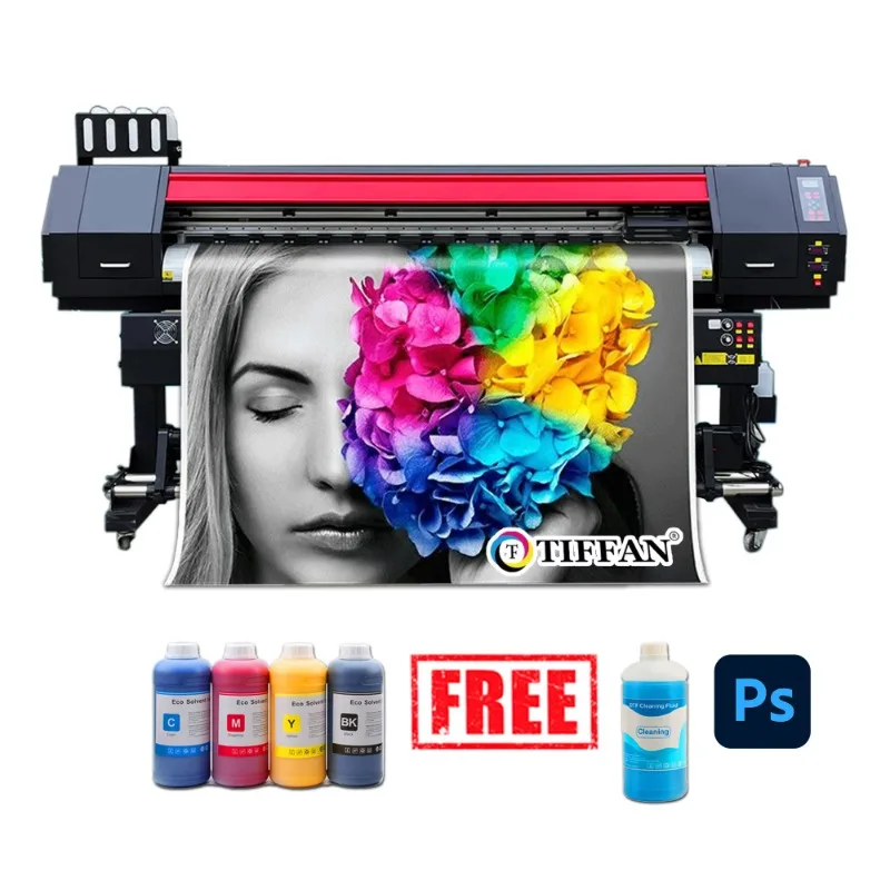 

Vinyl Sticker Flex Banner Plotter Canvas Inkjet Printers Eco Solvent Printer XP600 I3200 Heads Large Format Sublimation Printer