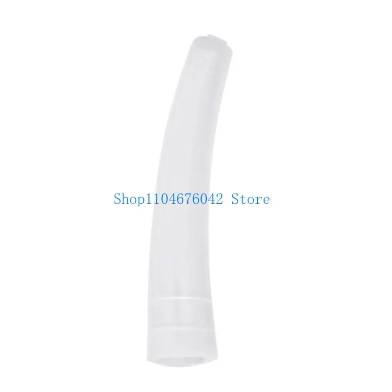 652F 100Pcs Clear Makeup Tweezers Covers Protective Sleeve Silicone Grafting Lashes Clip Eyelashes Tweezers Tip Caps