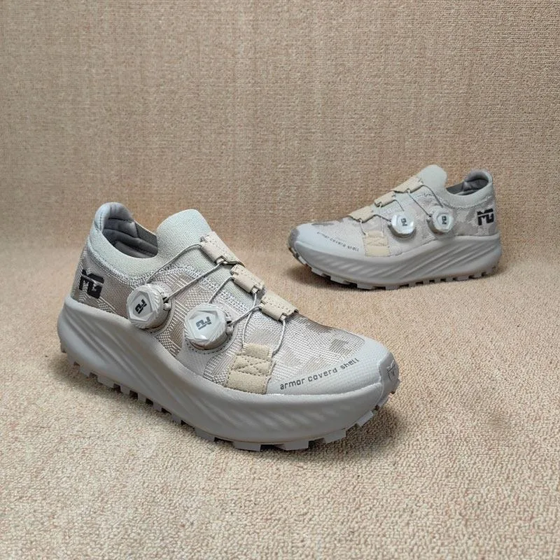Original Brand Comfortable Wide Last Off-road Running Shoe Designer Quick Lacing Walking Jogging Shoe Unisex Breath Walking Shoe