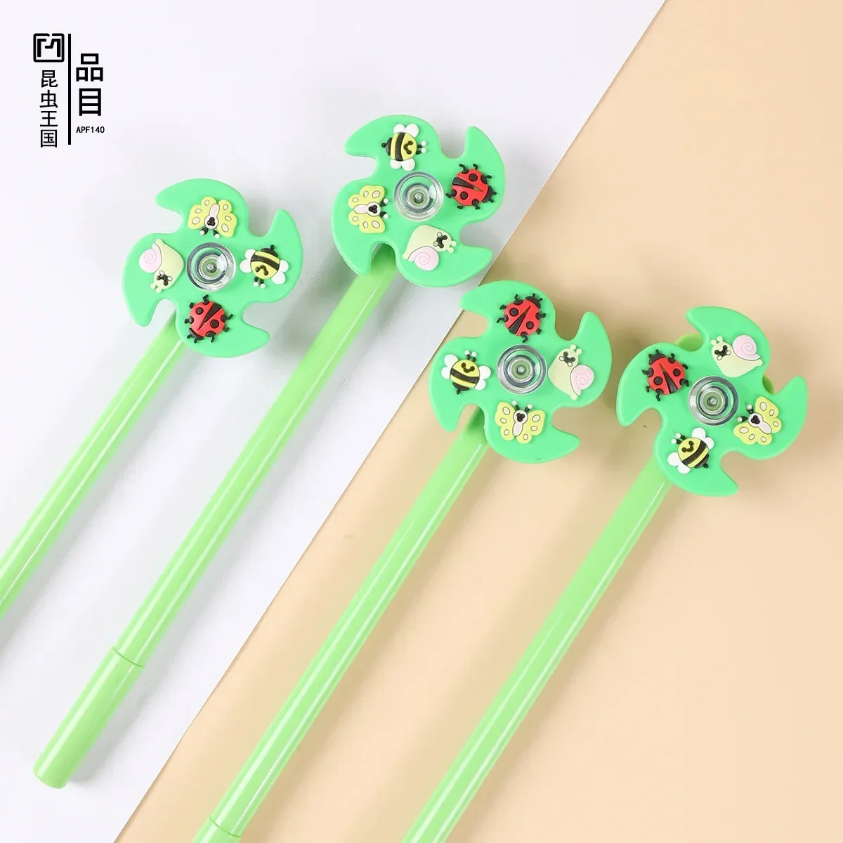 48PCS Cute cartoon spinning windmill office neutral pen
