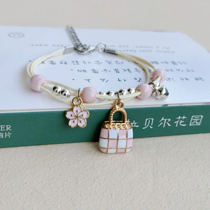 Mode schöne Cartoon Kaninchen Blume Armband für Frauen niedlichen Tier Armbänder Studenten besten Freunde Schmuck Geschenke – Detail 8