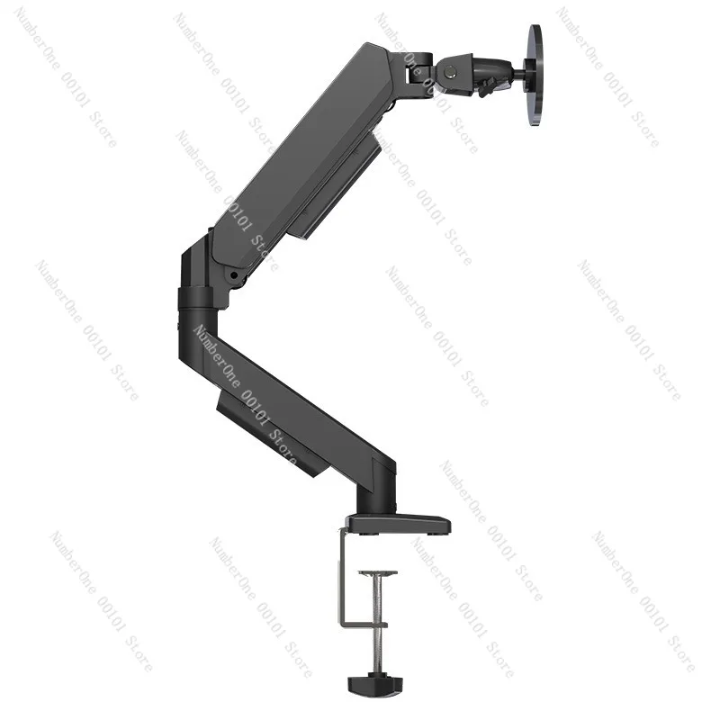 White tablet computer stand, magnetic suspension mechanical arm, wall-mounted or table-clamp, desktop height-adjustable shelf