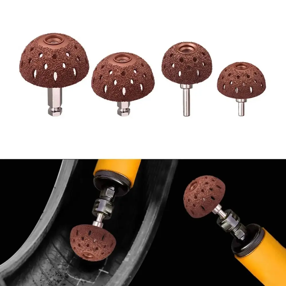 التنغستن الصلب الإطارات رأس مطحنة نصف كروية عالية السرعة أداة إصلاح الإطارات منخفضة السرعة الخشنة حصى الإطارات عازلة أداة