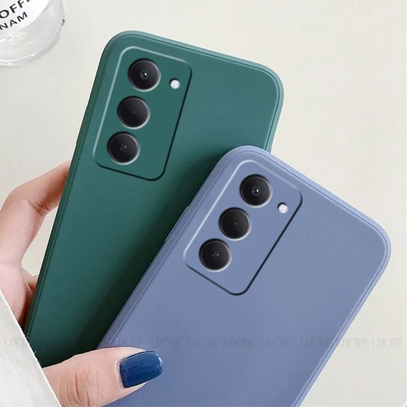 For Cover Xiaomi Redmi 15 Case Redmi 15 Capas Phone Bumper Armor Back Liquid Silicone Shockproof Soft TPU Case Redmi 15 Fundas