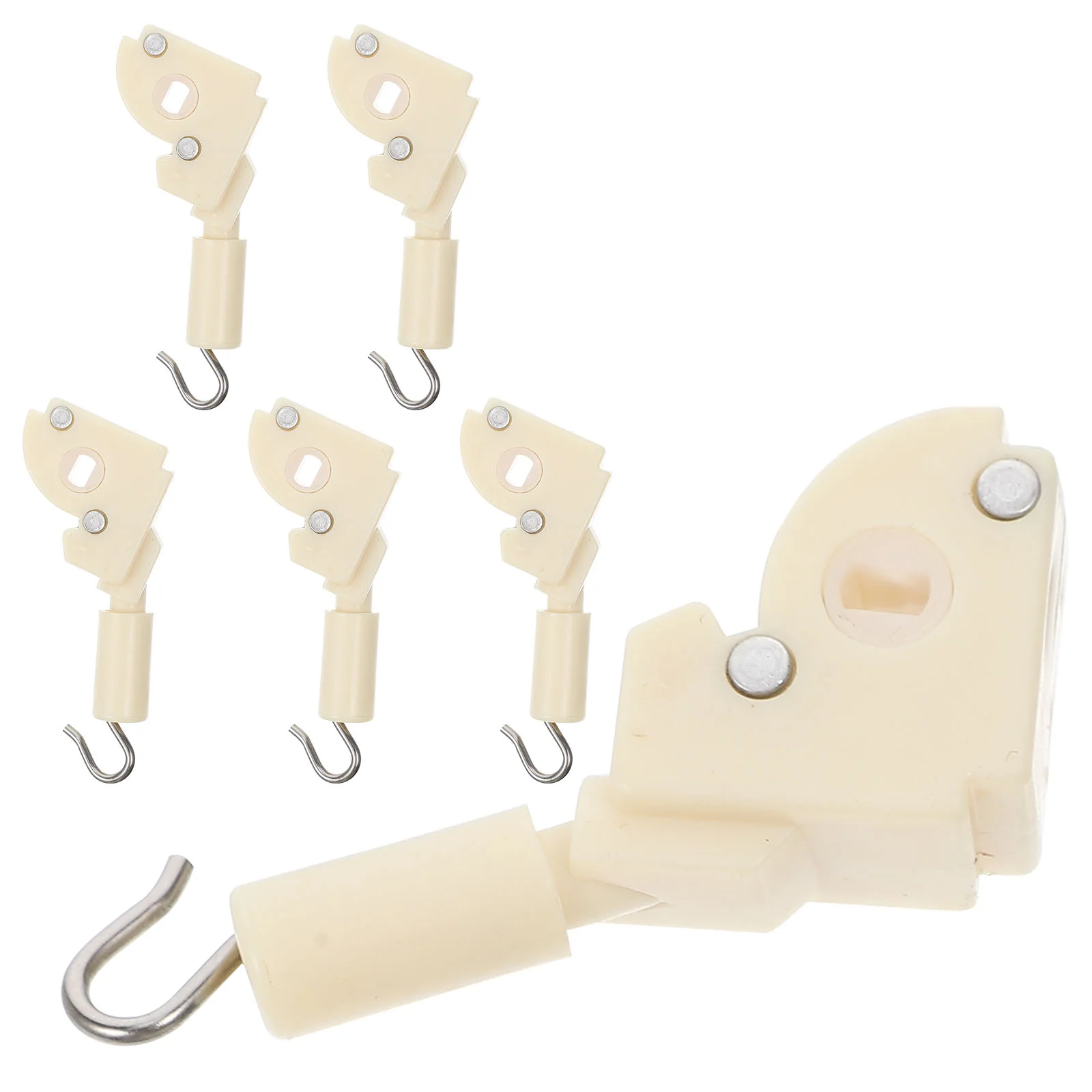 6 Pcs Repair Curtain Dimmer Window Tilt Wand Hook Replacement for Blinds Vertical Kit Tiller