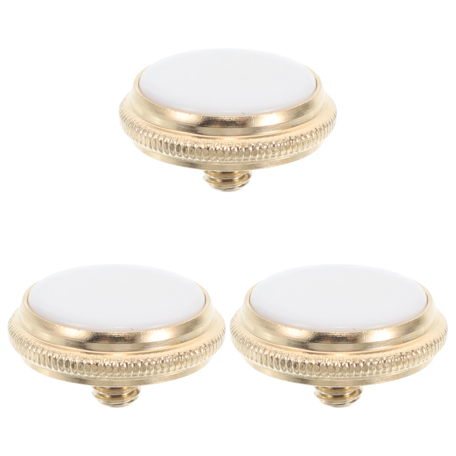 

3 PCS Trumpet Accessories Buttons Key Finger for Metal Caps Gift Musical Instruments