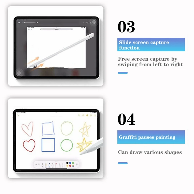 Für 8. Apfels tift Kondensator Stift Apple Tablet Touch Pen iPad Stift magnetische Absorption Aufladen Handschrift Stift