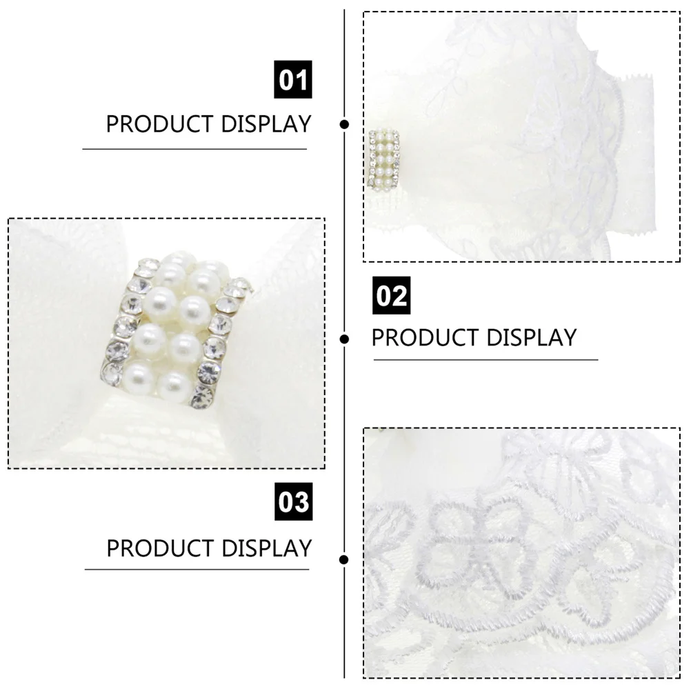 

Butterfly Headband Baby Hair Accessories Lace Pearl Newborn Infant Headdress Rhinestone Pearl Hair Bow Hairband