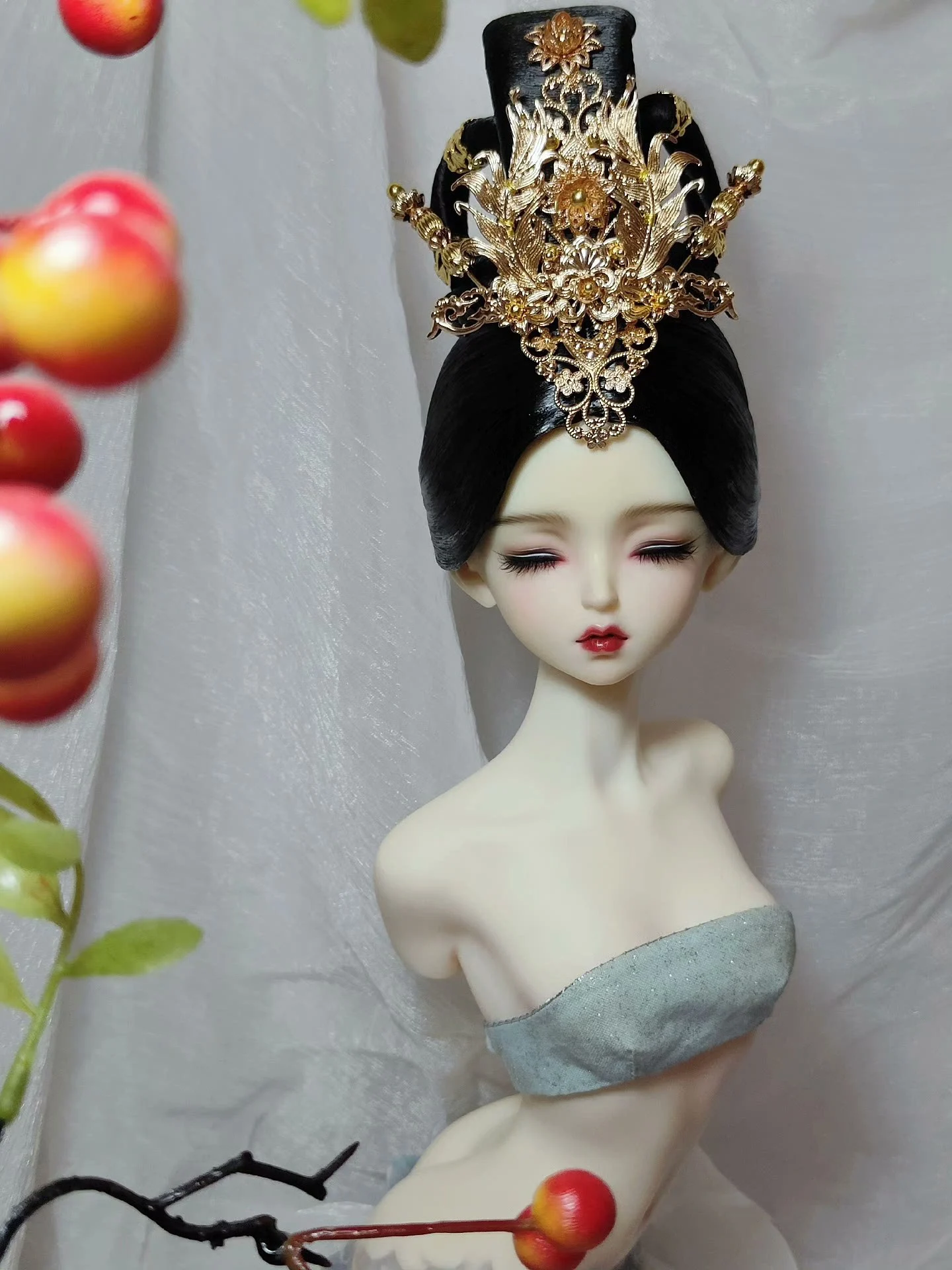 1/6 1/4 1/3 Ancient Costume BJD Wig Chinese Hanfu Fairy Hair Retro Wigs For BJD/SD MSD SD13 Big Girl SSDF Doll Accessories C2537