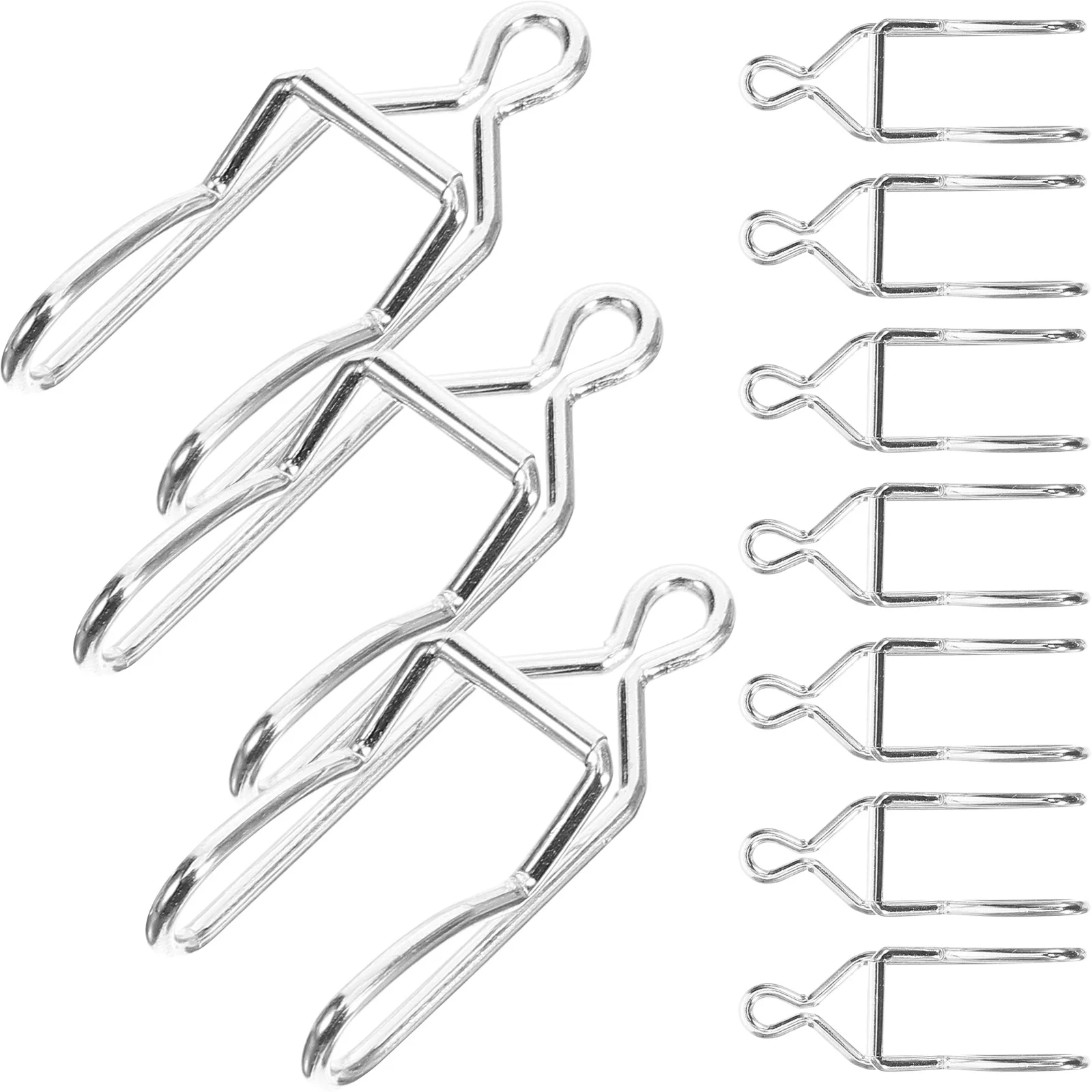 50Pcs Watch Chain Clasp DIY Fittings Rustproof Iron Buckles for Pocket Watch Chains Metal Craft Clips Multipurpose Use