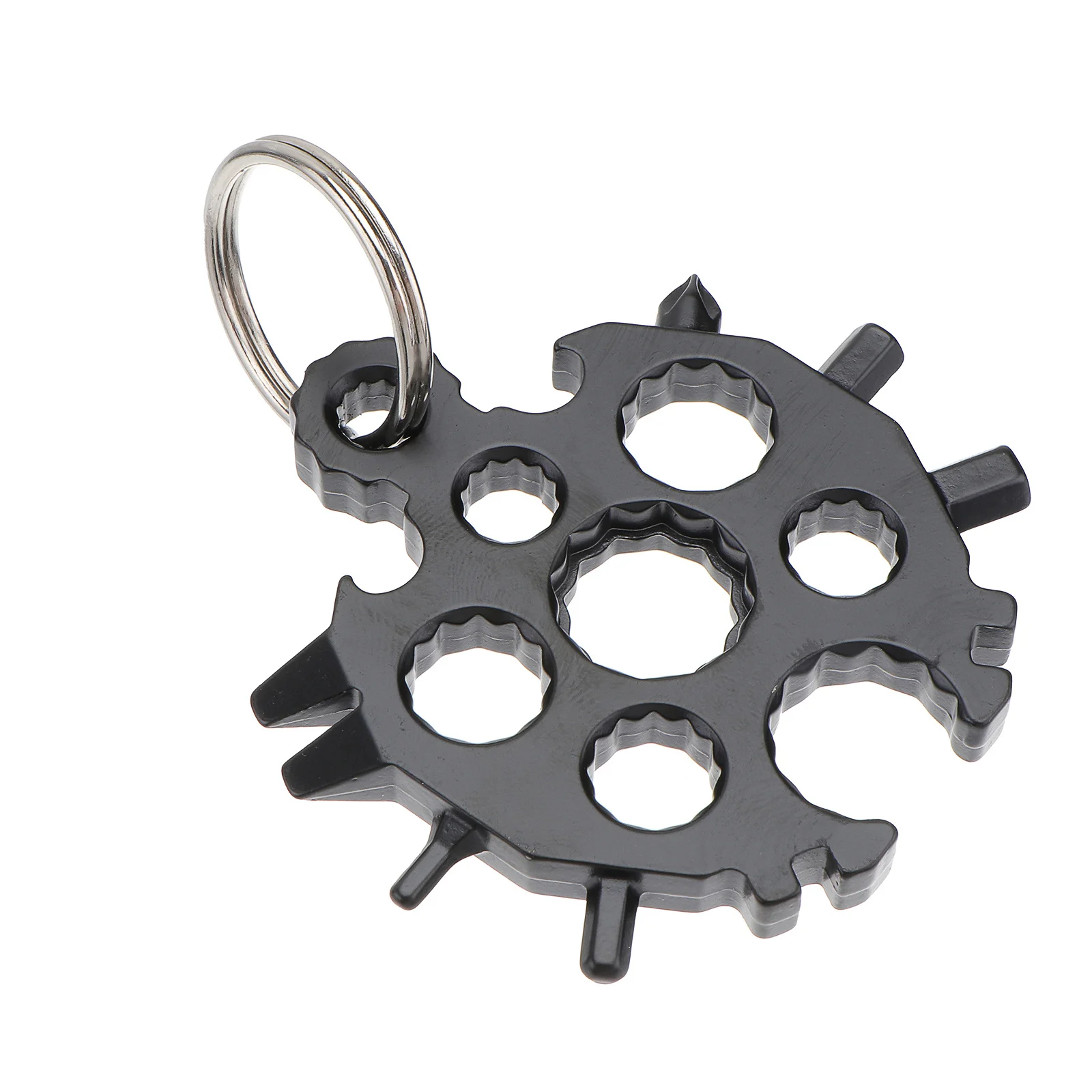 

20-In-1 Multifunctional Snowflake Wrench Portable Precision Tool For Camping Hiking Outdoor Use Durable Smooth Rust Resistant