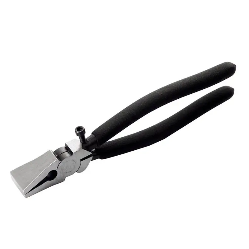 AEE2-210MM Flat End Jewelry Making Pliers Glass & Wire Drawing Pliers With Restriction Screw