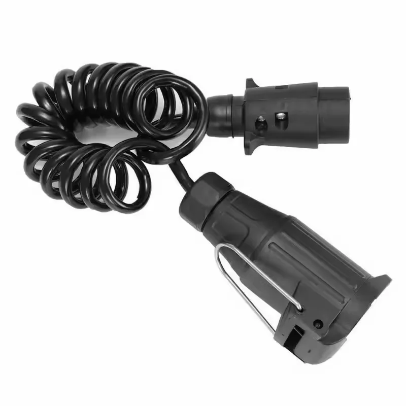 

Trailer Extension Cable 2M 7Pin Lead Male To Female Wire Plug Socket Wire Part Couplings Circuit Plug Socket