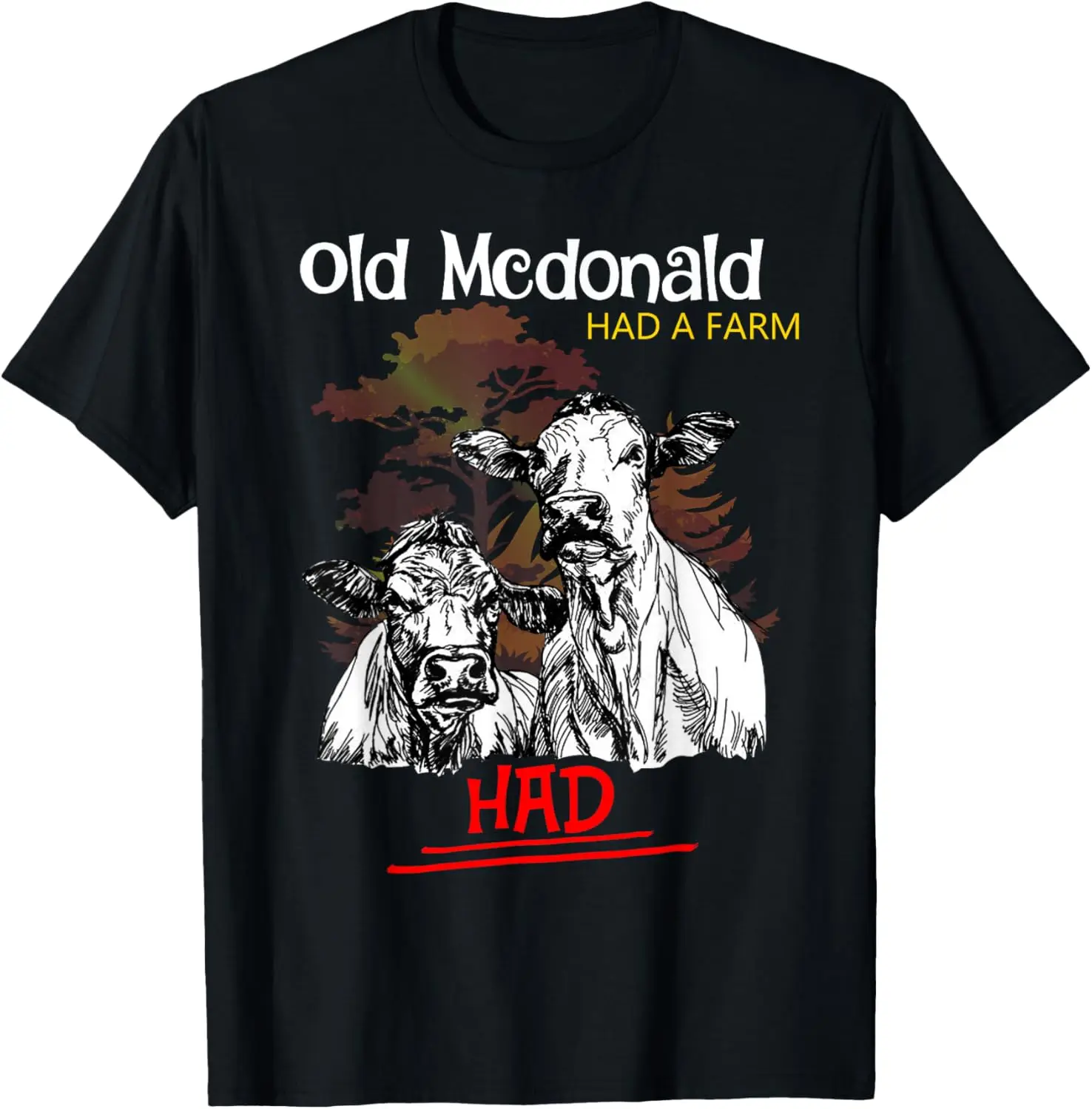 

Футболка Old McDonald a Farm Cow Beef