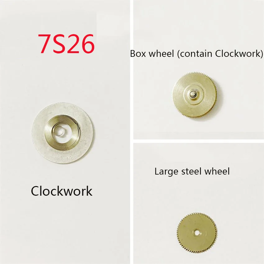 

Watch Accessories Are Suitable For Seiko 7S26A/B Movement Original Box Wheel Large Steel Wheel Clockwork Clock Maintenance Parts