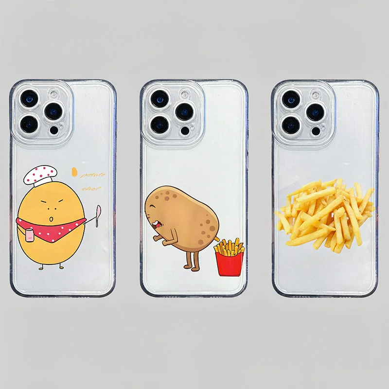 Funny Potato Chef Phone Case For Samsung Galaxy S26 S23 S22 S21 S24 S25 Ultra Plus FE A16 A17 A36 A53 A55 A37 A57 5G Cover