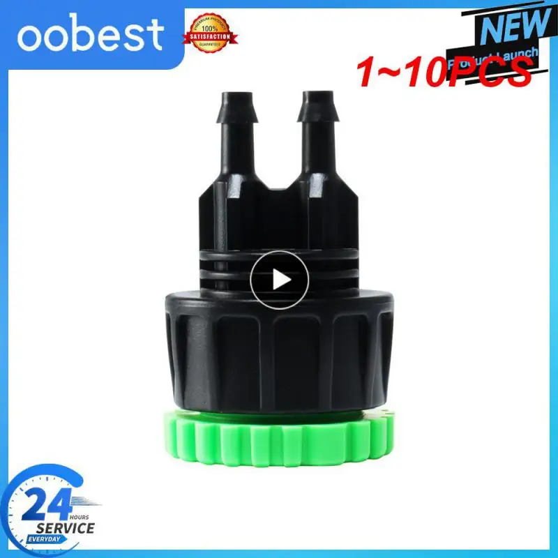 

1~10PCS Garden Quick Connector Tap 1/2" 3/4" Male Female Thread Nipple Joint 1/4" Hose Repair Irrigation Water Splitters Tools